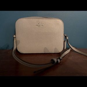 Coach mini camera bag in silver/granite!  NEW!